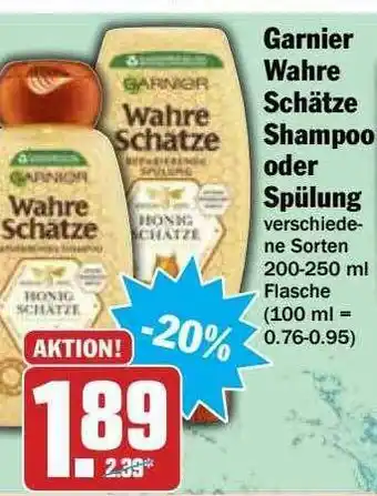 Hit Garnier Wahre Schätze Shampoo Oder Spulüng Angebot