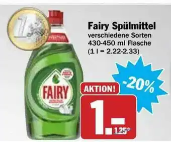 Hit Fairy Spülmittel Angebot