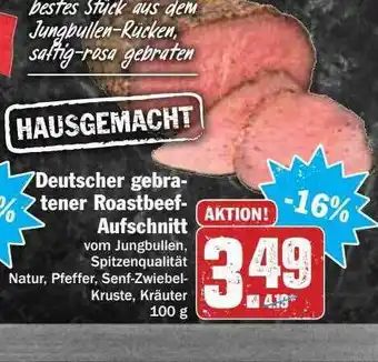 Hit Deutscher Gebratener Roastbeef Aufscnitt Angebot