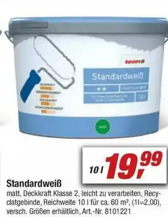 toom Baumarkt Standardweiß Angebot