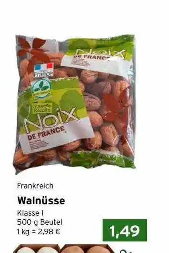 CAP Markt Frankreich Walnüsse Angebot