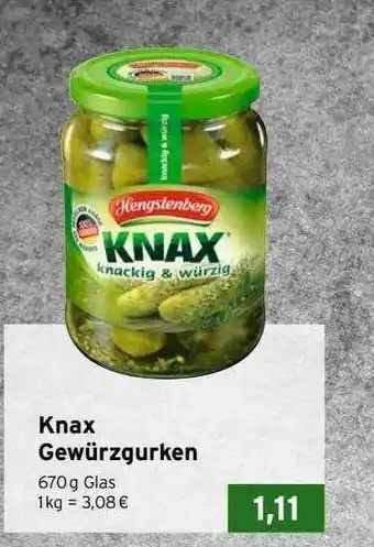 CAP Markt Knax Gewürzgurken Angebot