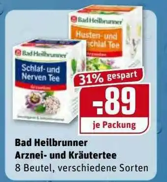 REWE Kaufpark Bad Heilbrunner Arznei Und Kräutertee Angebot