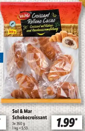 Lidl Sol & Mar Schokocroissant 360 g Angebot