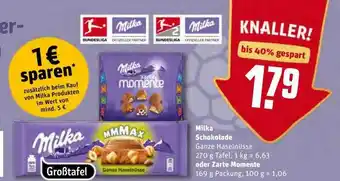 REWE Kaufpark Milka Schokolade Oder Zarte Momente Angebot