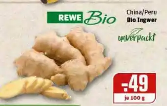 REWE Kaufpark Rewe Bio China-peru Bio Ingwer Angebot