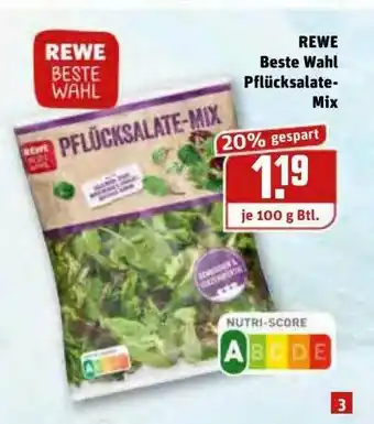 REWE Kaufpark Rewe Beste Wahl Pflücksalate-mix Angebot