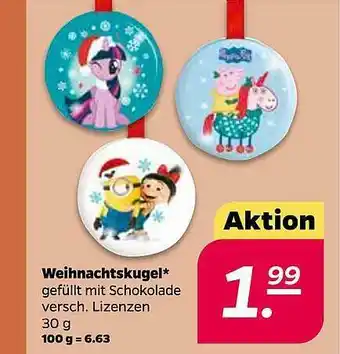 NETTO Weihnachtskugel Angebot