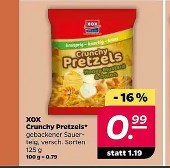 NETTO Xox Crunchy Pretzels Angebot