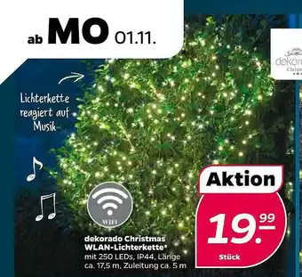 NETTO Dekorado Christmas Wlan-lichterkette Angebot