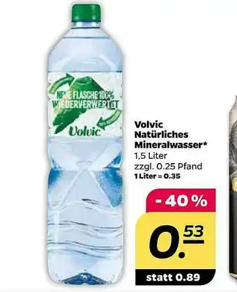 NETTO Volvic Natürliches Mineralwasser Angebot