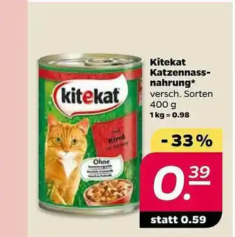 NETTO Kitekat Katzennassnahrung Angebot