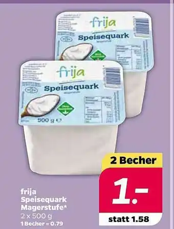 NETTO Frija Speisequark Magerstufe Angebot