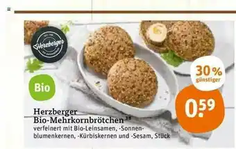 tegut Herzberger Bio-mehrkornbrotchen Angebot