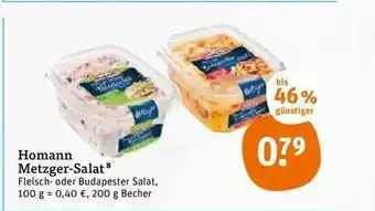 tegut Homann Metzger-salat Angebot