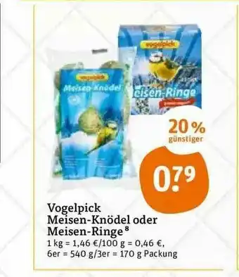 tegut Vogelpick Meisen-knödel Oder Meisen-ringe Angebot