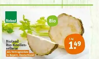 tegut Bioland Bio Knollensellerie Angebot