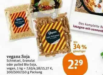 tegut Veganz Soja Angebot