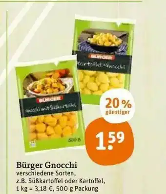 tegut Bürger Gnocchi Angebot