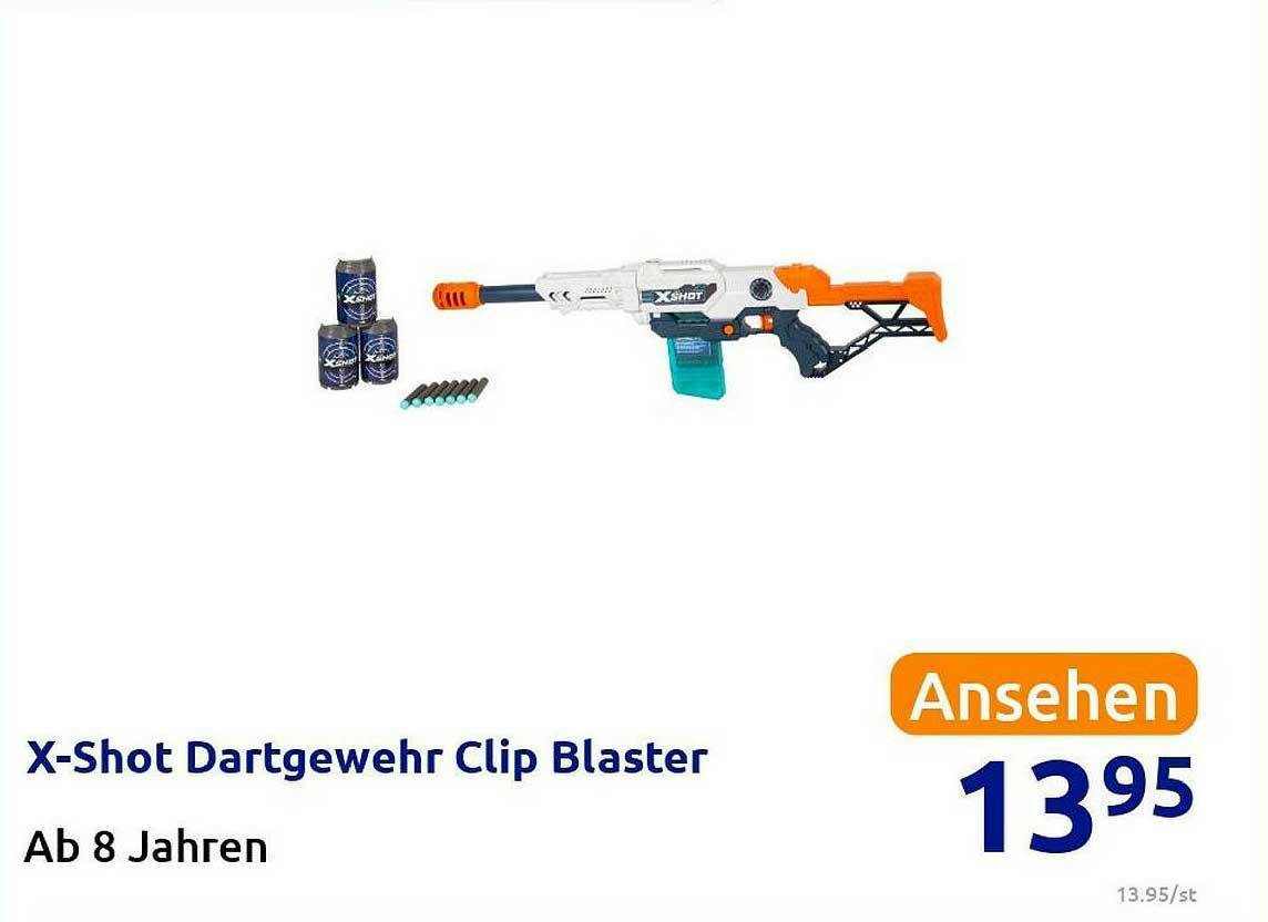 Xshot Dartgewehr Clip Blaster Angebot bei Action