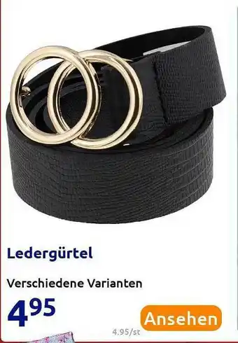 Action Ledergürtel Angebot