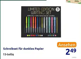 Action Schreibset Für Dünkles Papier Angebot