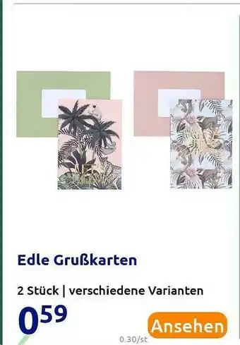 Action Edle Grußkarten Angebot