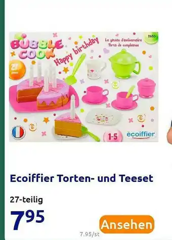 Action Ecoiffier Torten- Und Teeset Angebot