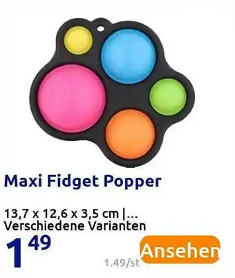 Action Maxi Fidget Popper Angebot