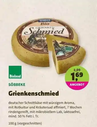 Denns BioMarkt Bioland Söbbeke Grienkenschmied Angebot