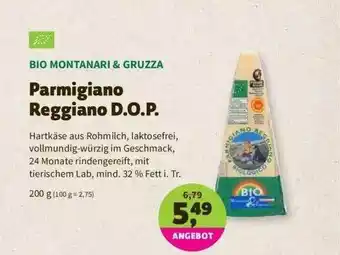 Denns BioMarkt Bio Montanaria & Gruzza Parmigiano Reggiano D.O.P Angebot