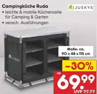 Netto Marken-Discount JUSKYS Campingküche Ruda Angebot