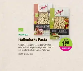 Denns BioMarkt D'angelo Italienische Pasta Angebot