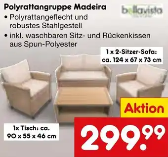 Netto Marken-Discount Bellavista Polyrattangruppe Madeira Angebot