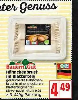 Edeka Bauern Gut Hähnchenbrust Im Blätterteig Angebot