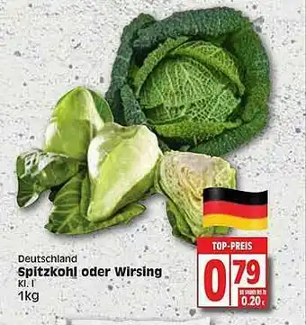 Edeka Spitzkohl Oder Wirsing Angebot