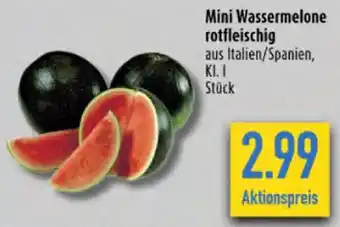 diska Mini Wassermelone rotfleischig Angebot