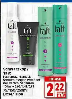 Elli Markt Schwarzkopf Taft Angebot