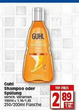 Elli Markt Guhl Shampoo Oder Spülung Angebot