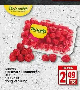 Elli Markt Marokko Driscoll's Himbeeren Angebot