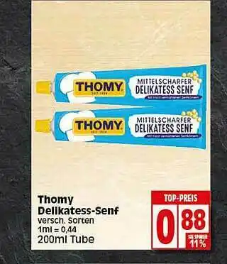 Elli Markt Thomy Delikatess-senf Angebot