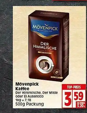 Elli Markt Mövenpick Kaffee Angebot