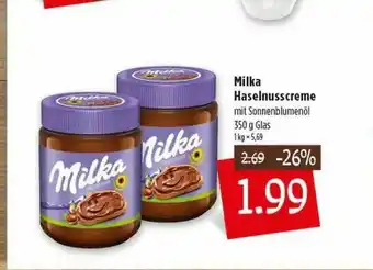 Kupsch Milka Haselnusscreme Angebot