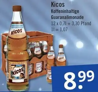 GetränkePartner Kicos Koffeninhaltige Guaranalimonade 12x0,7 L Angebot