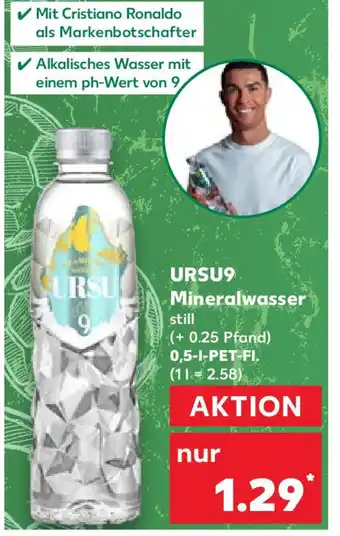 Kaufland URSU9 Mineralwasser 0,5 l PET Fl. Angebot