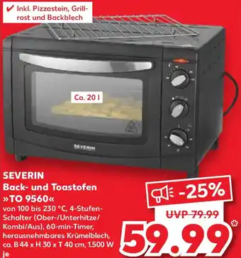 Kaufland SEVERIN Back- und Toastofen TO 9560 Angebot