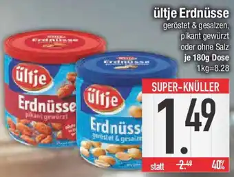 E-Center ültje Erdnüsse 180g Dose Angebot