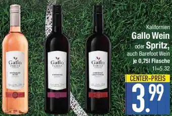 E-Center Gallo Wein oder Spritz 0,75 L Flasche Angebot