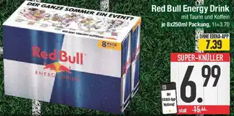 E-Center Red Bull Energy Drink 8x250ml Packung Angebot