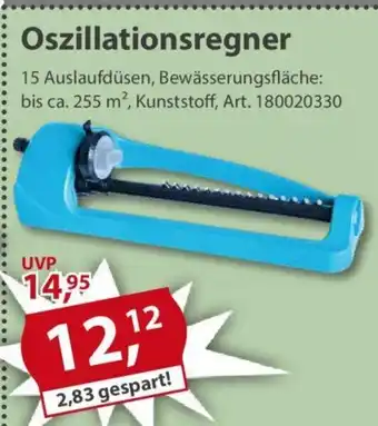Sonderpreis Baumarkt Oszillationsregner Angebot